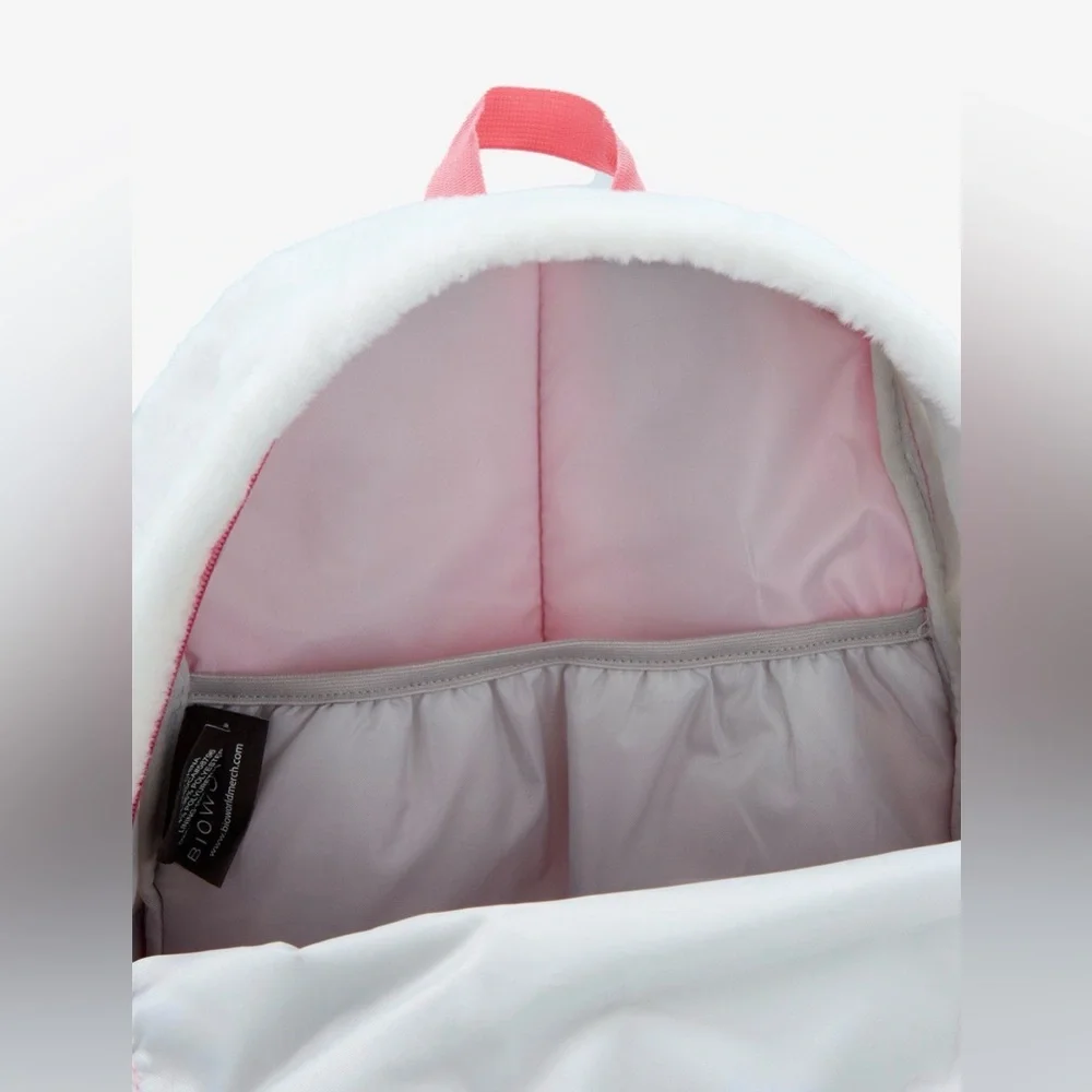 Sanrio Pink Backpack with 3D Bow and Charms- New
